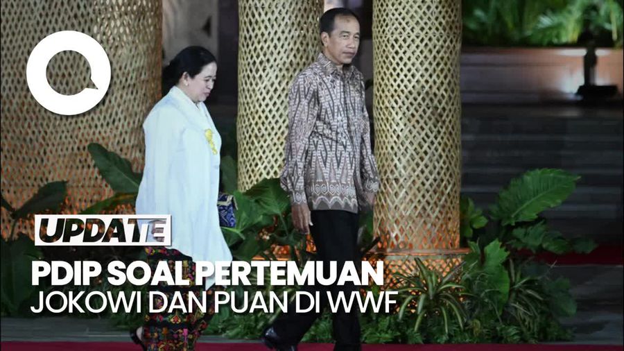 PDIP soal Pertemuan Jokowi dan Puan di WWF: Dalam Tugas Kenegaraan
