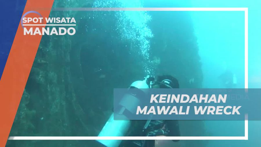 Menyelam Menikmati Pemandangan Kapal Laut Bersejarah di Mawali Wreck Manado