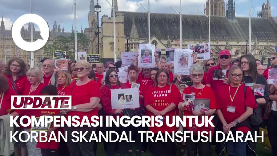 Korban Skandal Transfusi Darah Inggris Diberi Kompensasi Rp 4 M