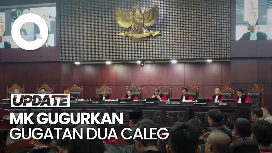 Tak Pernah Datang Sidang, Gugatan Dua Caleg Digugurkan MK