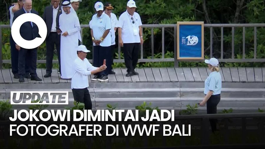 Cerita di Balik Aksi Jokowi Jadi Fotografer Dadakan di WWF Bali