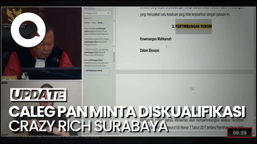 MK Tolak Gugatan Caleg PAN yang Minta Tom Liwafa Didiskualifikasi