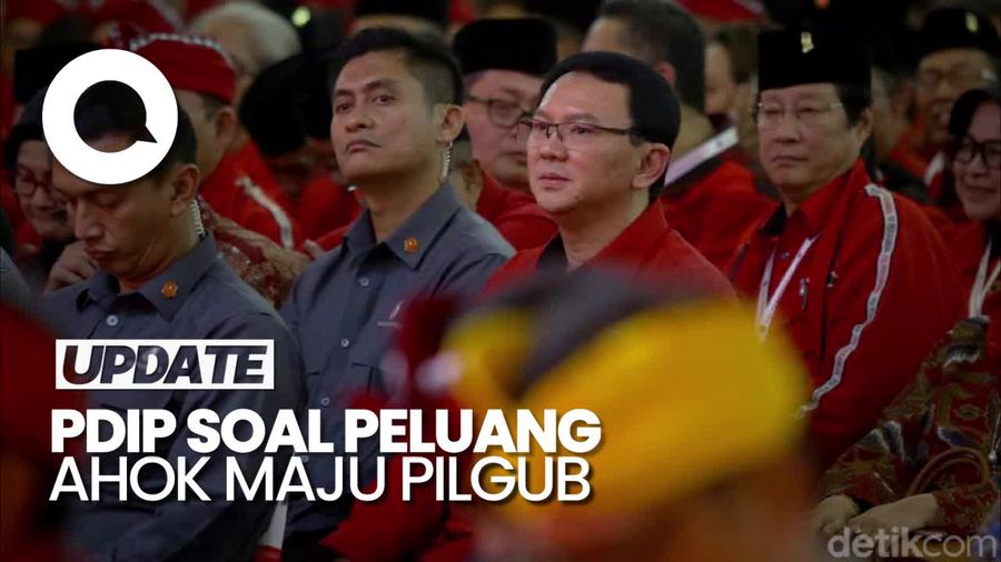 PDIP Belum Bahas Wacana Ahok Maju Pilgub, Tapi....