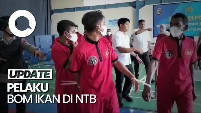 Polisi Tangkap 23 Pelaku Bom Ikan di NTB, 198 Detonator Diamankan