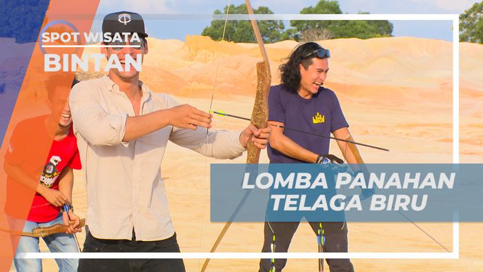 Serunya Adu Jitu Membidik Sasaran, Lomba Panahan di Pinggir Telaga Biru, Bintan