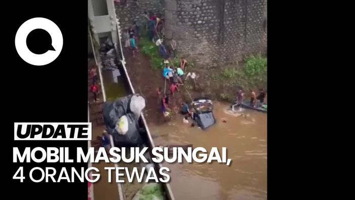 Mobil Travel Terjun ke Sungai di Musi Rawas Sumsel, 4 Orang Tewas