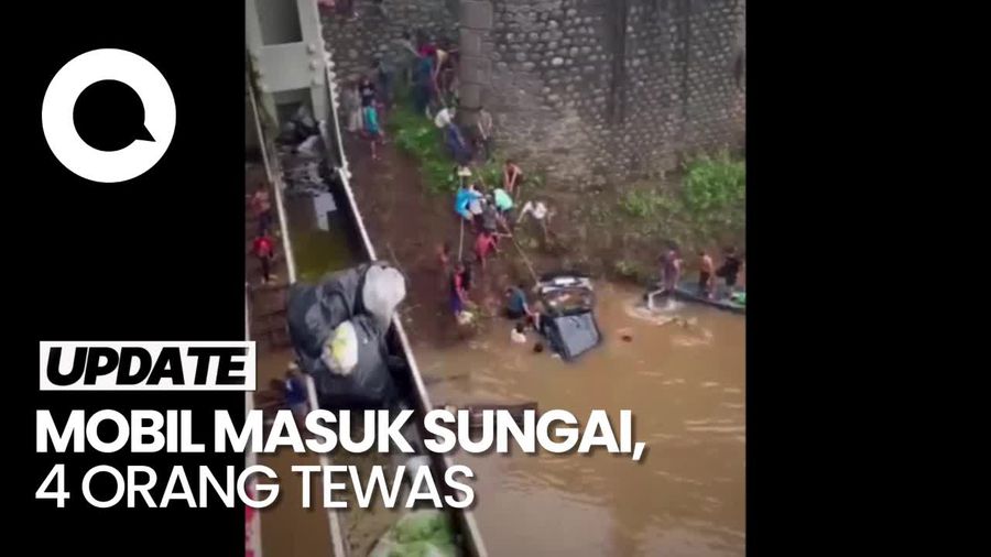 Mobil Travel Terjun ke Sungai di Musi Rawas Sumsel, 4 Orang Tewas