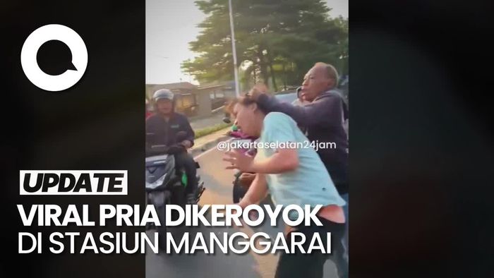 Viral Pria Dikeroyok Opang saat Jemput Pacar di Stasiun Manggarai 