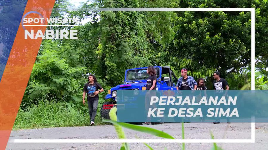 Jalan Kaki Menuju Desa Sima Nabire
