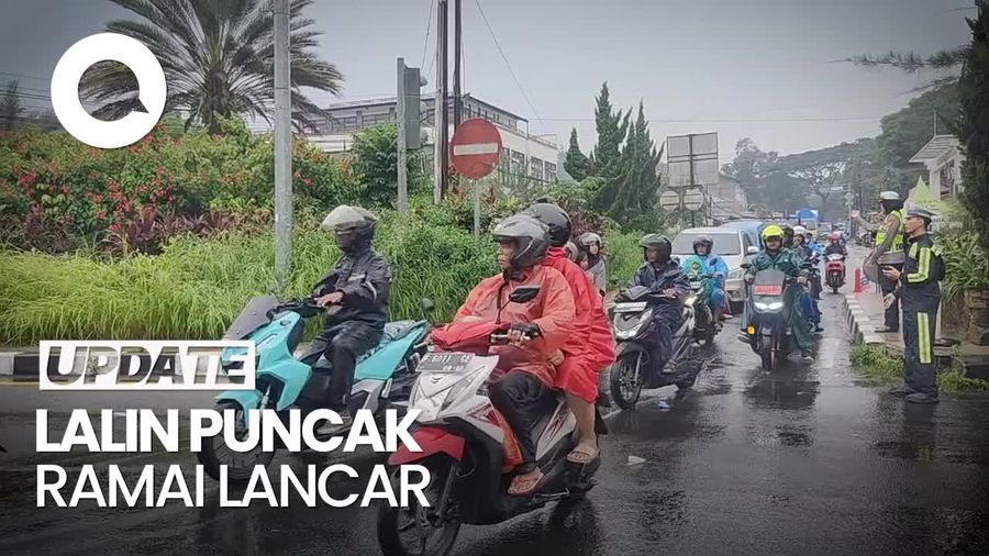 Jalur Puncak Sore Ini Normal Dua Arah