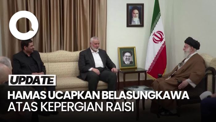 Pemimpin Hamas Temui Pemimpin Tertinggi Iran, Berduka Atas Kematian Raisi