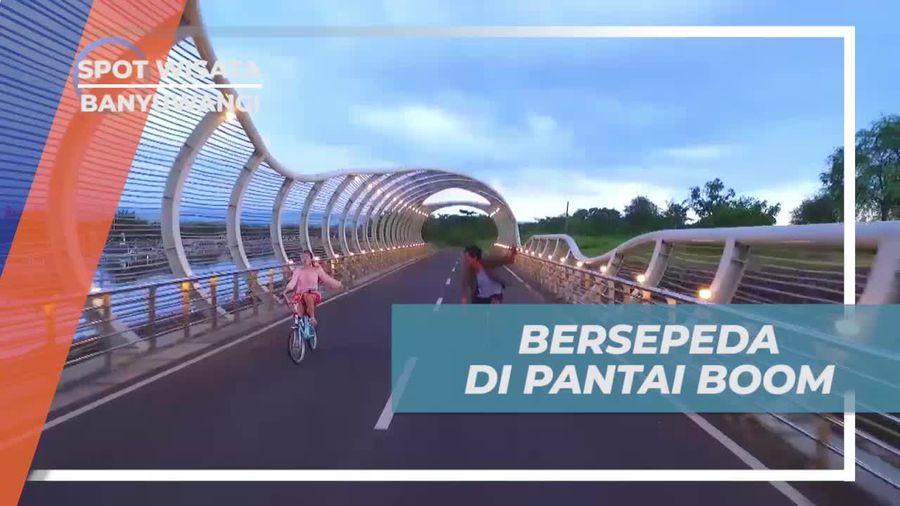 Bersepeda Menyusuri Keindahan Pantai Boom Banyuwangi