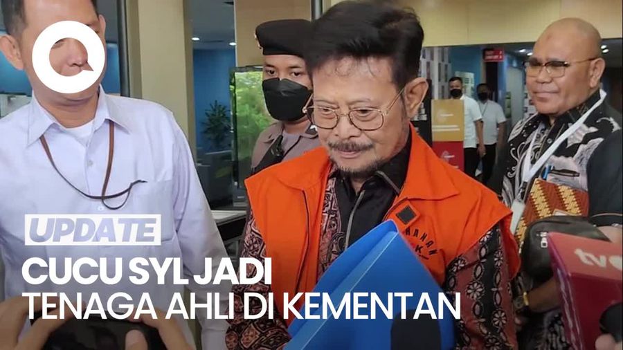 Terungkap Cucu SYL Jadi Tenaga Ahli di Kementan, Digaji Rp 10 Juta