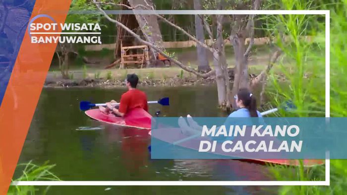 Naik Kano Menyusuri Keindahan Cacalan Beach Banyuwangi