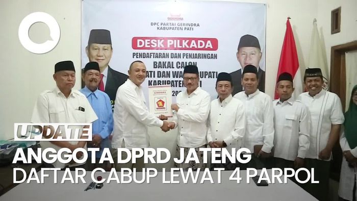 Anggota DPRD Jateng Muh Zen Daftar Cabup-Cawabup Pati ke 4 Parpol 