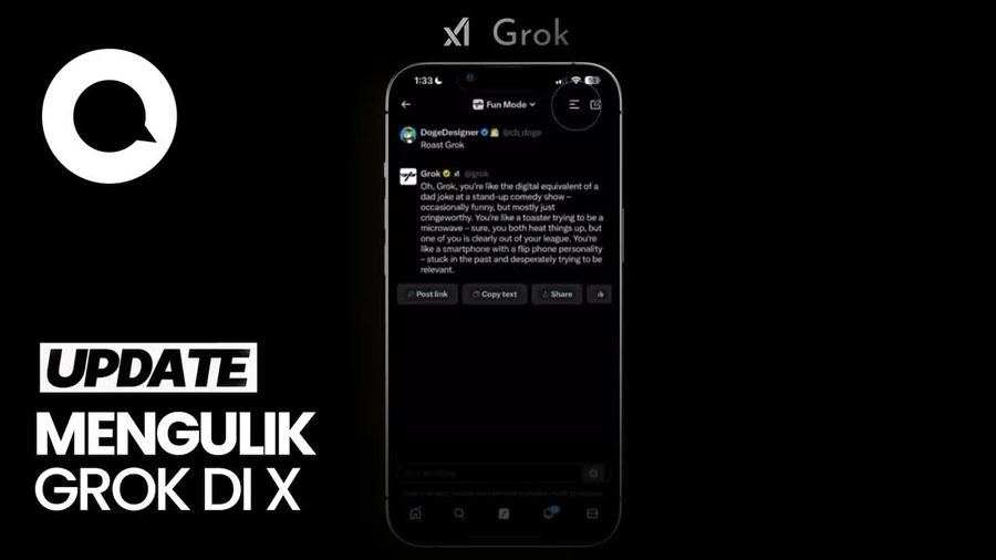 Fitur Grok di X, Apa Sih Fungsinya?