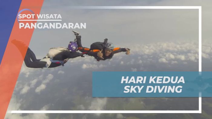 Menikmati Keindahan Alam Pangandaran Dari Langit, Sky Diving Seru Pangandaran