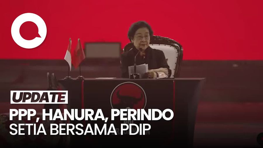 Di Rakernas, Megawati Tegaskan 3 Partai Tetap Setia Bersama PDIP