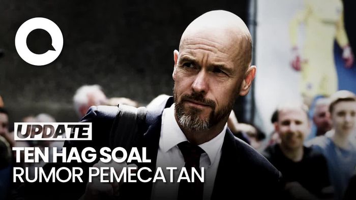 Ekspresi Ten Hag Saat Ditanya Soal Masa Depannya di MU