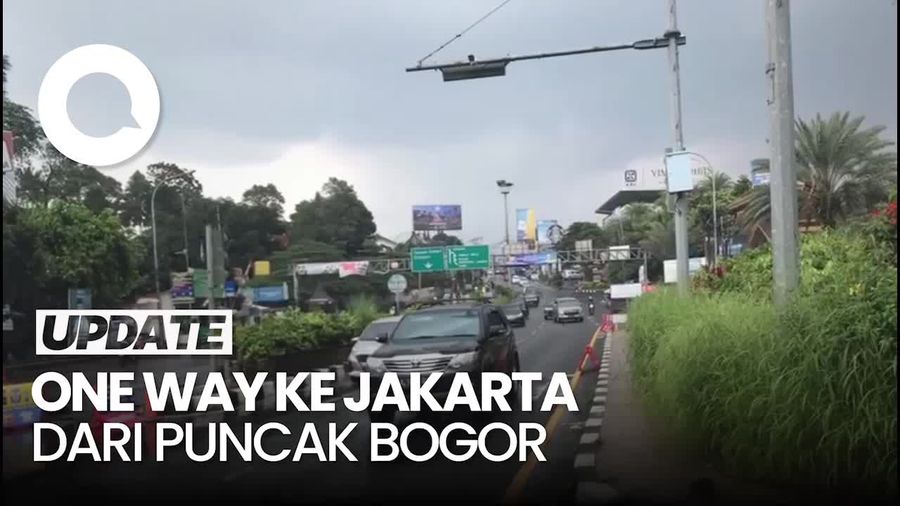 One Way Arah Jakarta Diterapkan, Simpang Gadog Lancar