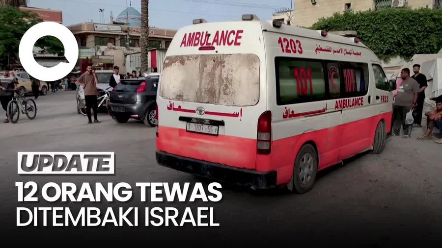 Israel Tembaki Toko di Jalur Gaza, 12 Orang Tewas