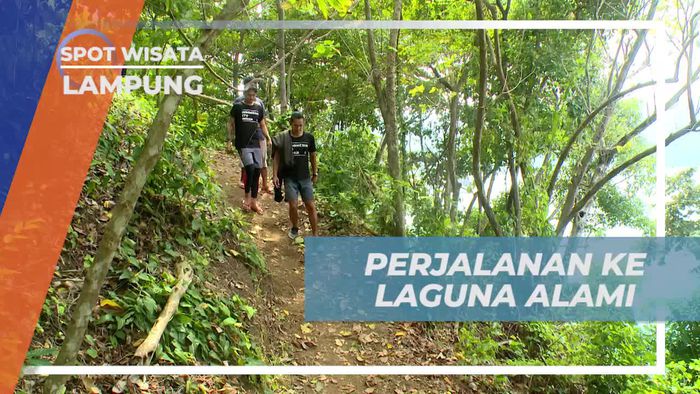 Perjalanan Menuju Laguna Alami yang Terbentuk Dari Pecahan Ombak, Lampung
