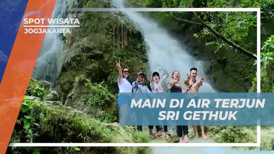 Berkunjung ke Air Terjun Sri Gethuk yang Dikelilingi Area Persawahan, Yogyakarta