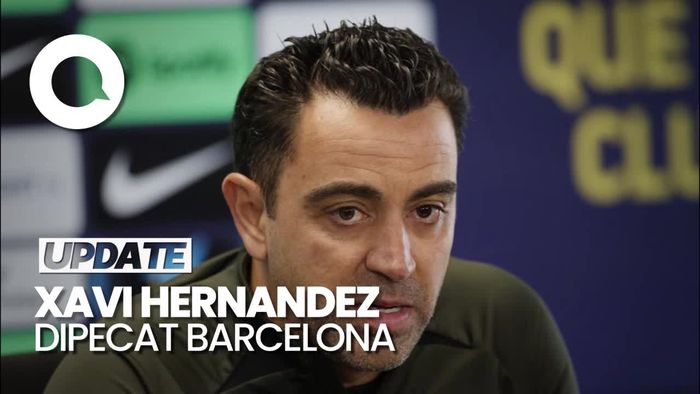 Barcelona Resmi Pecat Xavi dari Kursi Pelatih