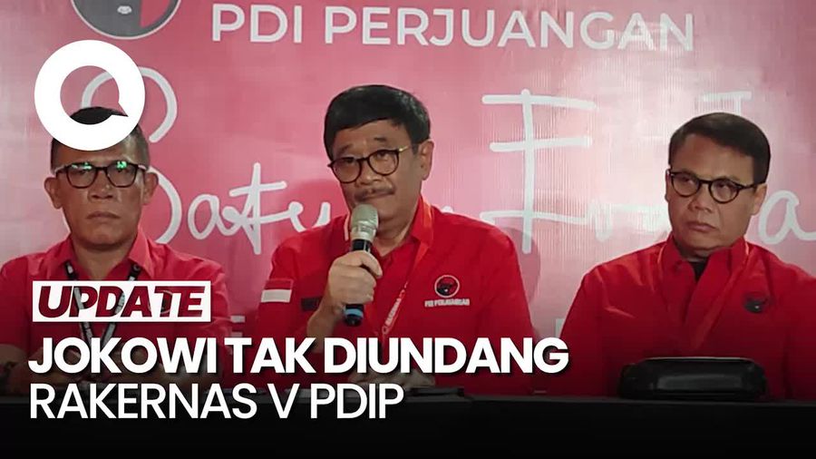 Alasan PDIP Tak Undang Jokowi ke Rakernas V PDIP