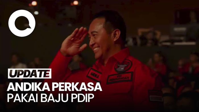 Momen Megawati Sapa Andika Perkasa di Rakernas: Kok Banyak Fans, Jadi Curiga