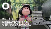 Kampanyekan Isu Sosial, Patung Mafalda Hadir di Bandara Bogota 