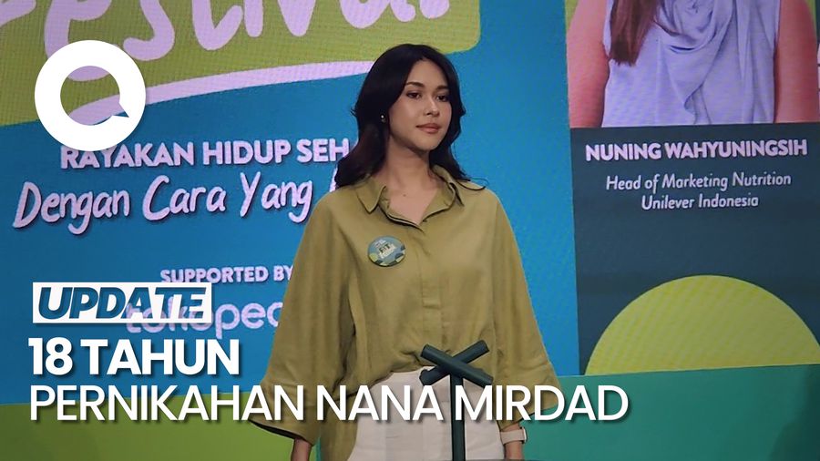 Maknai 18 Tahun Pernikahan, Nana Mirdad Bicara Pentingnya Kesehatan