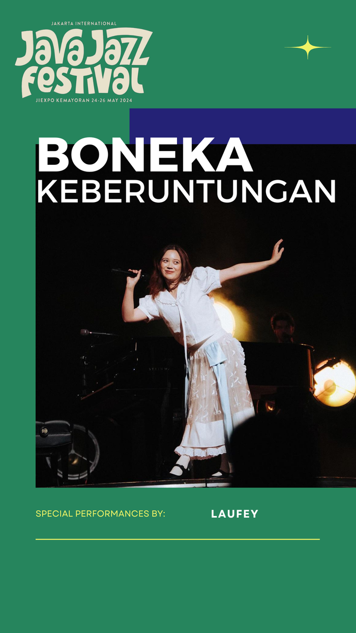 Momen Gemas saat Laufey Diberi Boneka Oleh Penonton