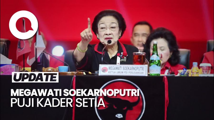 Megawati: Orang-orang yang Berani di PDIP Mantap, Tidak Goyang