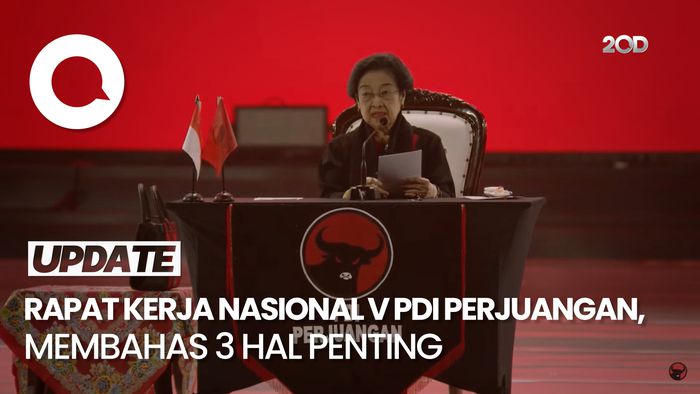 3 Pembahasan Penting dalam Rakernas V PDI Perjuangan