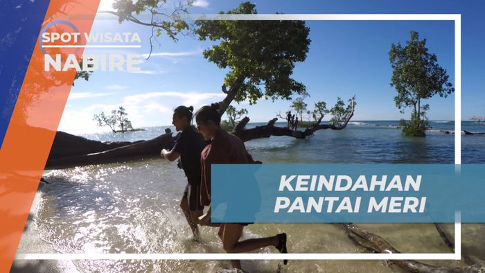 Menunggu Sunset, Sambil Menjelajahi Pesona Keindahan Pantai Meri, Nabire