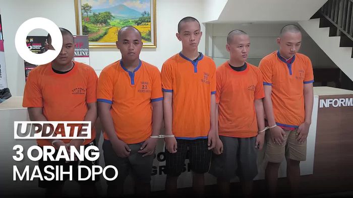Tampang Para Pelaku Pengeroyokan yang Tewaskan Pesilat asal Sidoarjo