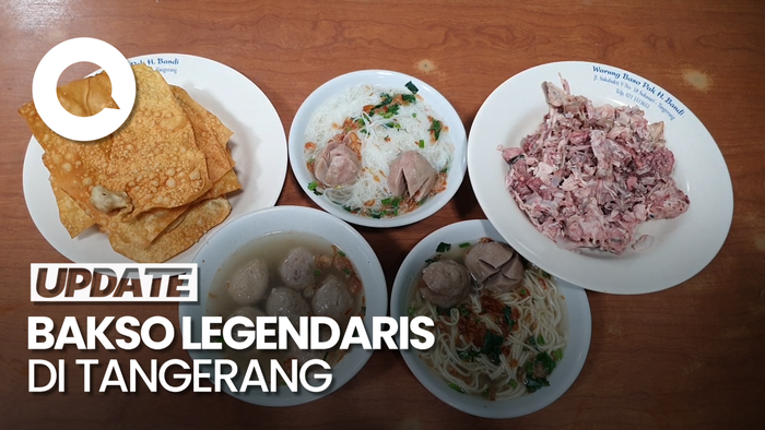 Kuliner Legendaris Bakso Bandi di Tangerang, Berdiri Sejak 1968