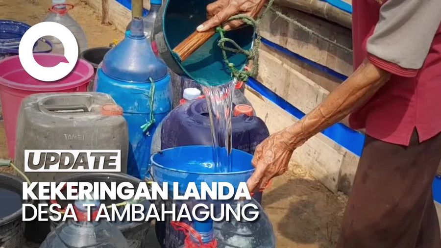 Dilanda Kekeringan, Warga Desa Tambahagung Pati Kesulitan Air Bersih