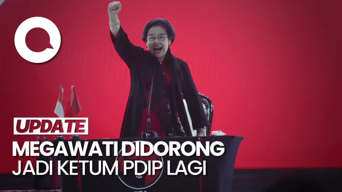 Rakernas V PDIP Rekomendasikan Megawati Jadi Ketum Lagi