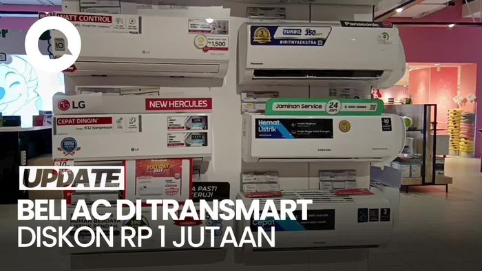AC 1/2 PK Diskon Rp 1 Jutaan di Transmart Full Day Sale