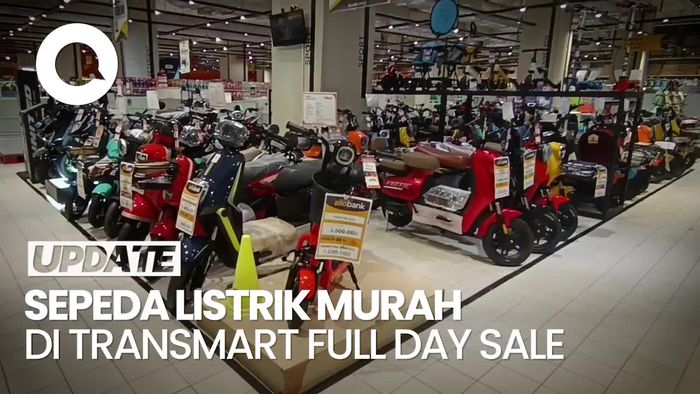 Banjir Diskon! Sepeda Listrik di Transmart Full Day Sale Mulai Rp 2,8 Juta