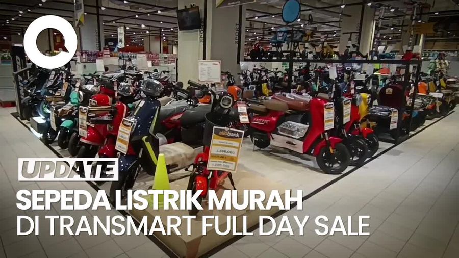 Banjir Diskon! Sepeda Listrik di Transmart Full Day Sale Mulai Rp 2,8 Juta