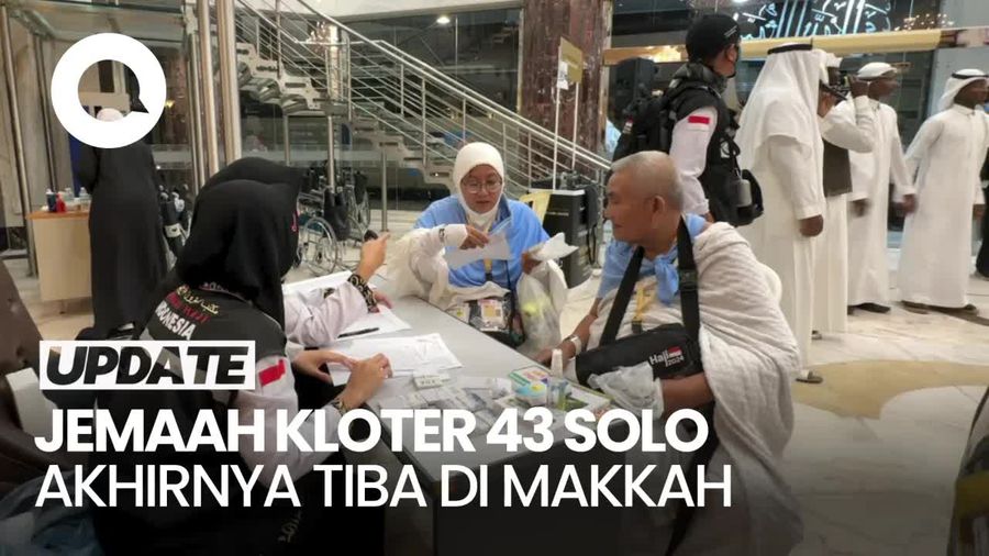Jemaah Haji Kloter 43 Embarkasi Solo yang Delay 16 Jam Tiba di Makkah