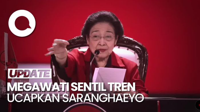 Megawati Sentil Tren Ucapkan Saranghaeyo: Lebih Baik Aku Cinta Padamu