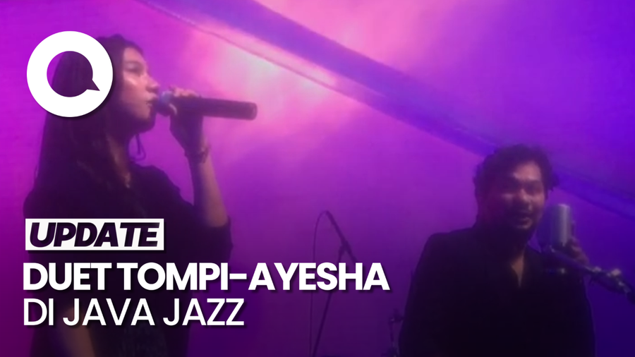 Momen Tompi Ajak Anaknya Nyanyi Bareng di BNI Java Jazz 2024