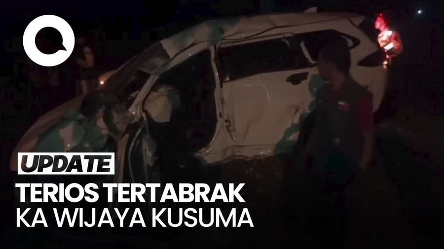 Terios Tertabrak Kereta di Pasuruan, Satu Orang Tewas