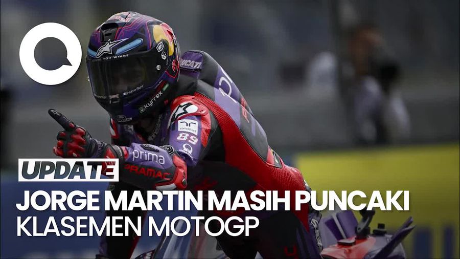 Klasemen MotoGP 2024: Martin Teratas, Bagnaia Kedua, Marquez Ketiga