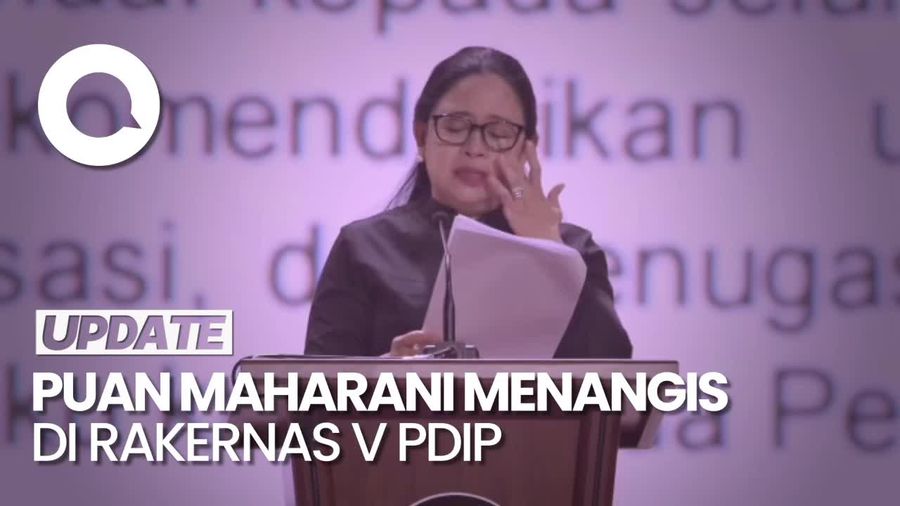 Puan Menangis, Ucap Terima Kasih ke Pendukung Ganjar-Mahfud di Pilpres
