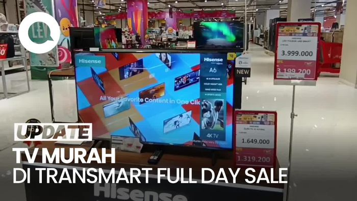 Murah Banget! TV 32 Inch di Transmart Full Day Sale Cuma Rp 1,3 Jutaan
